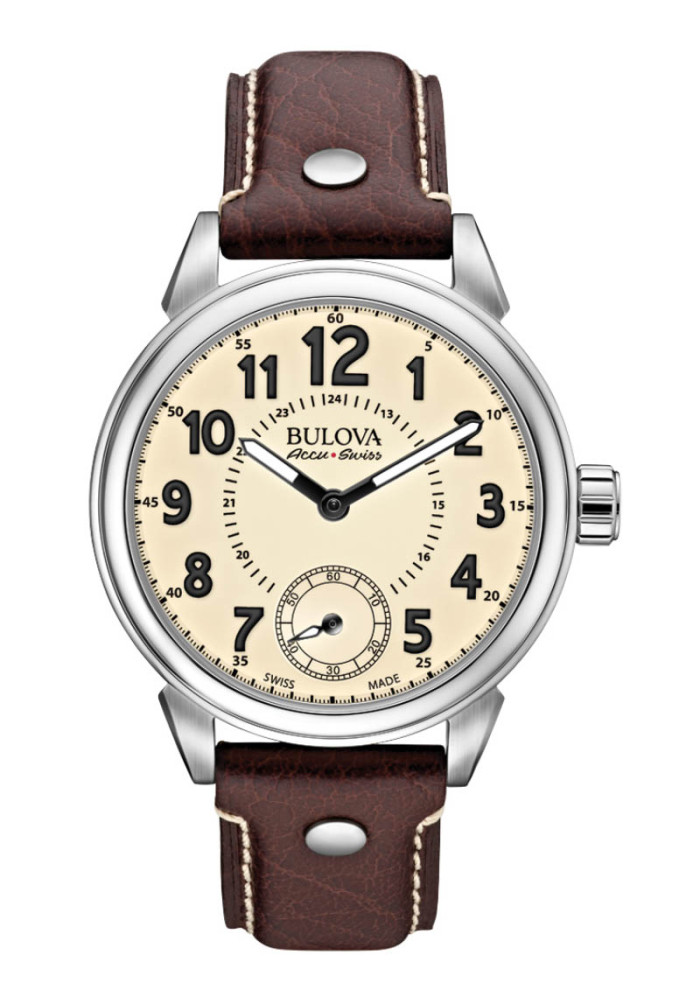 BULOVA ACCUSWISS GEMINI HVID