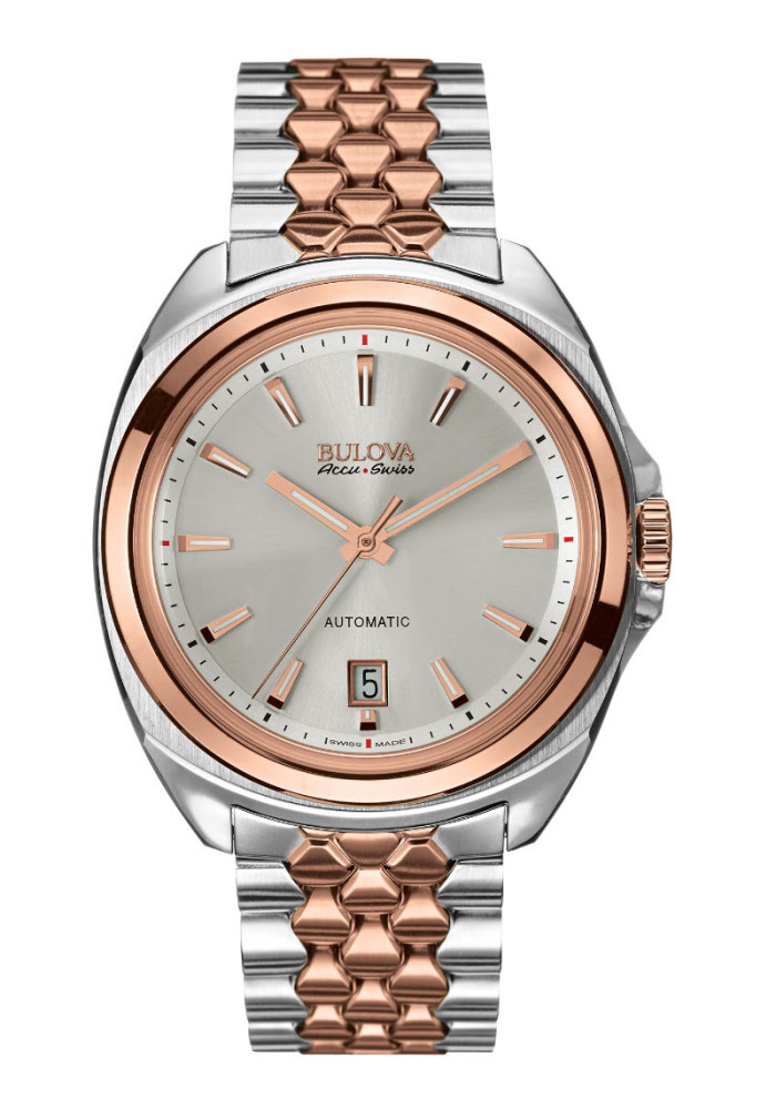 BULOVA ACCUSWISS TELC STÅL/ROSE