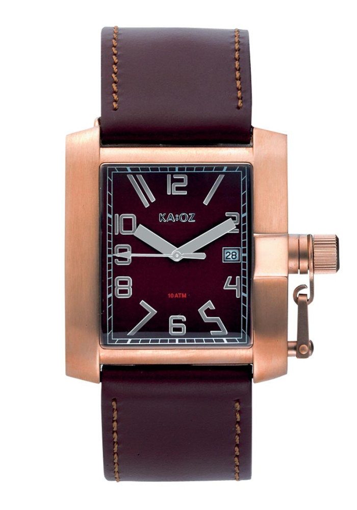 KA:OZ HERRE ROSA DOUBLE 10 ATM M/BRUN RE