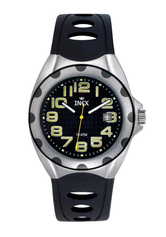 INEX HERREARMBÅNDSUR MED LÆNKE