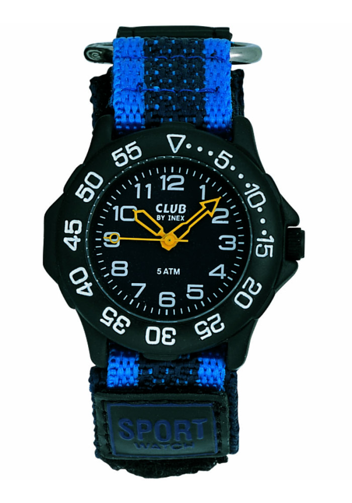 CLUB DRENG SORT BLÅ/BLÅ VELCRO