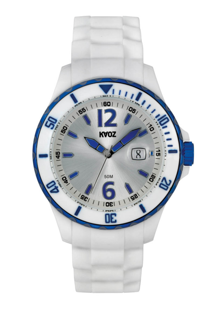 KA:OZ HERRE HVID BLÅ PRINT