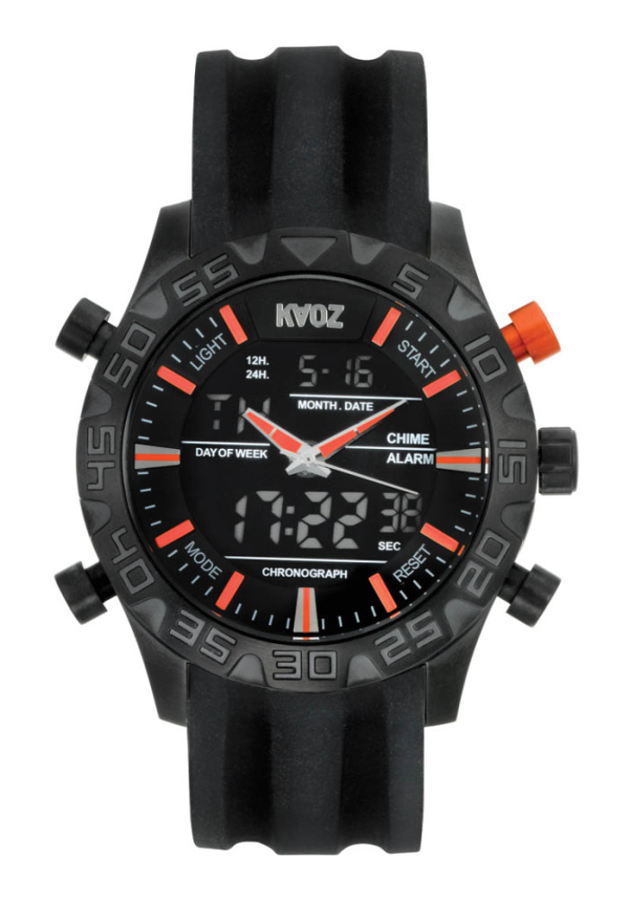 KA:OZ HERRE SORT ANADIGI ORANGE PRINT PU REM