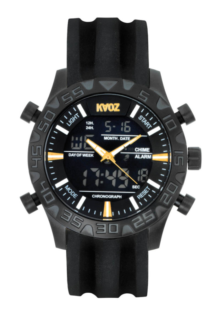 KA:OZ HERRE SORT ANADIGI GOLD PRINT PU REM