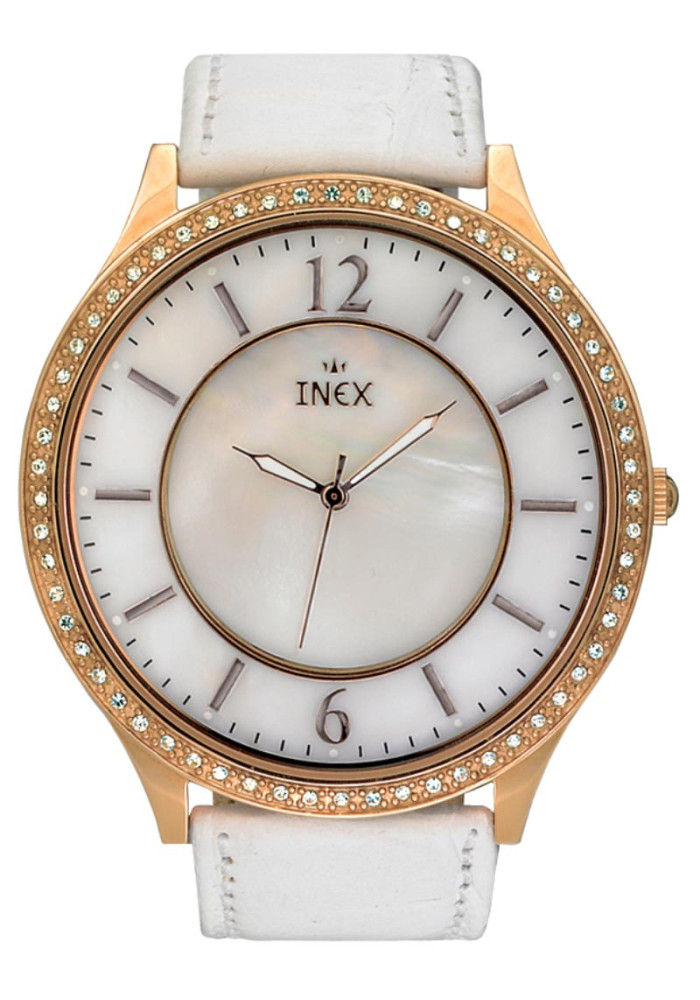 INEX DAMEUR I ROSA GULD MEDHVID REM