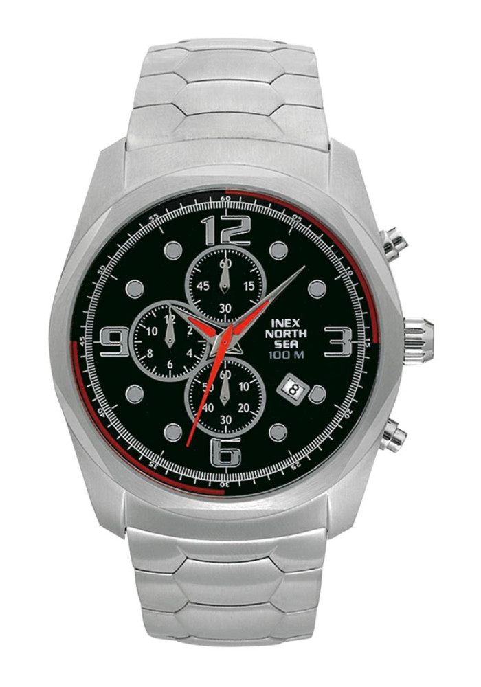 INEX NORTH SEA STÅL CHRONO LÆNKE 10ATM