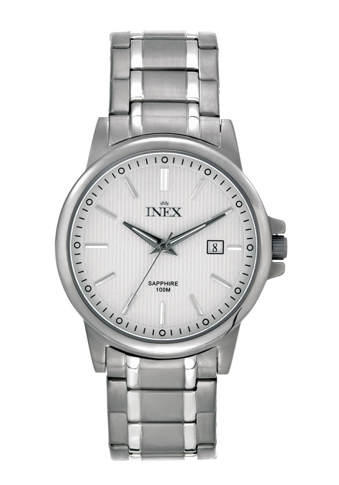 INEX HERRE TITAN 10ATM M LÆNKE SAFIR