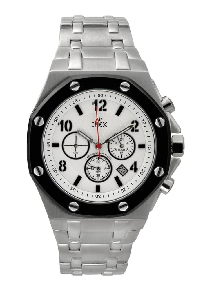 INEX HERREUR I SØLV MED KRONOGRAF