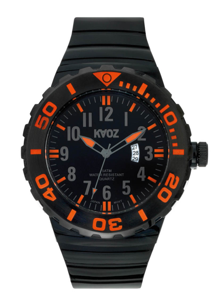 KA:OZ HERRE SORT ORANGE PRINT