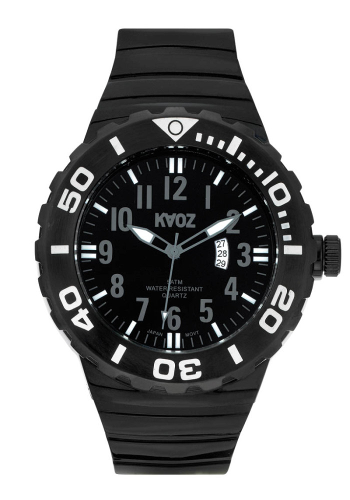 KA:OZ HERRE SORT HVID PRINT